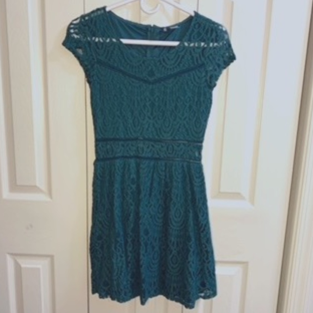 Green Lace dress